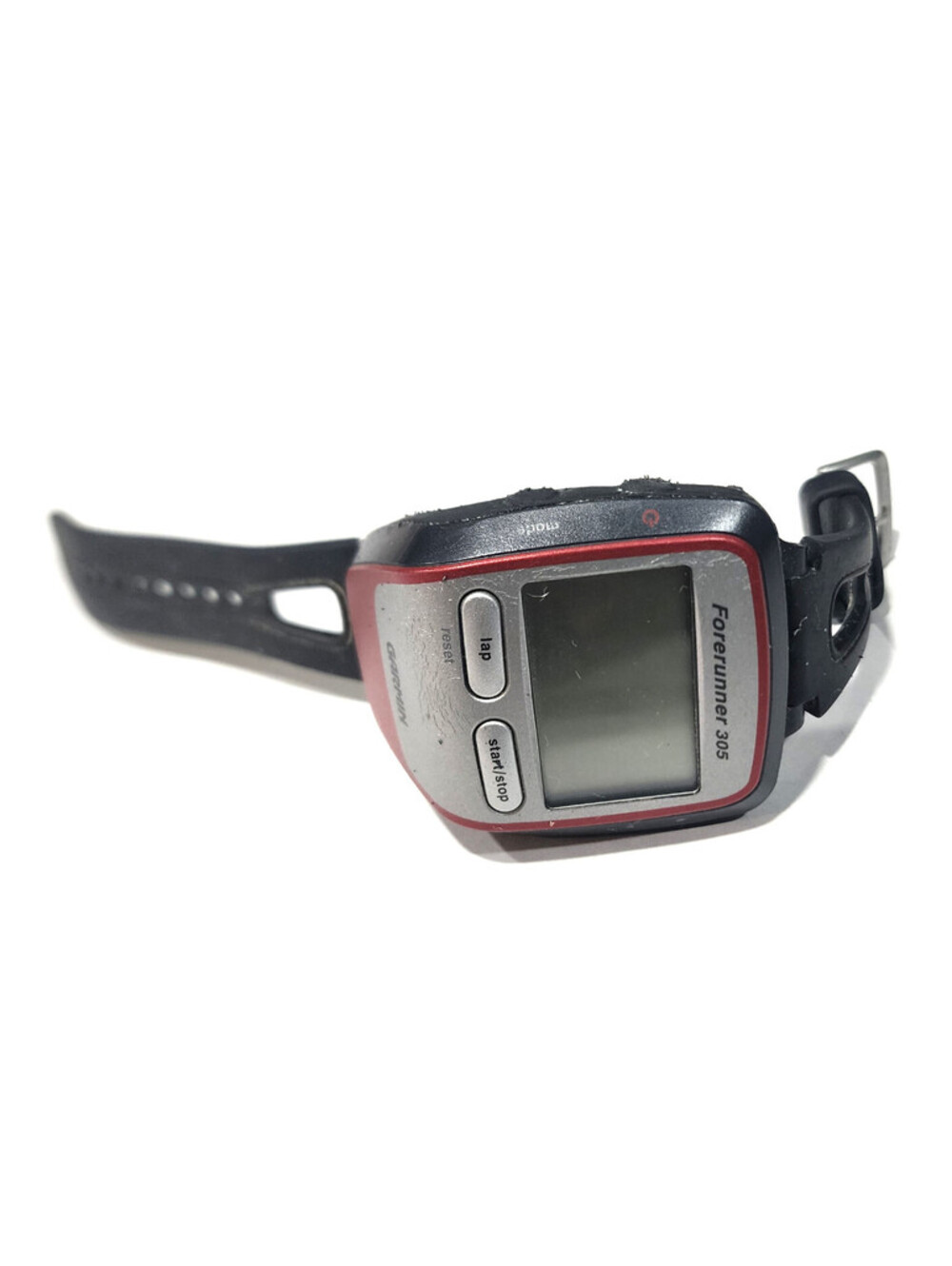 Garmin Forerunner 305 GPS Running Watch Red Silver No Power